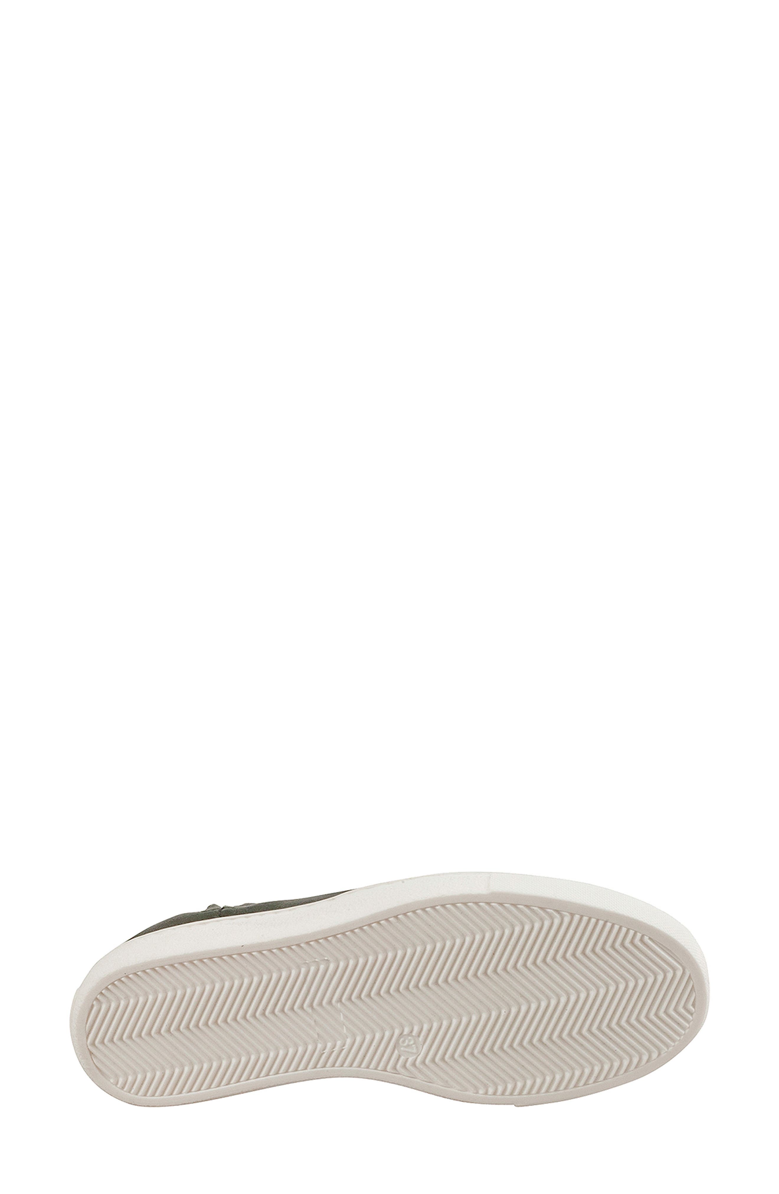 Laurent High Top Sneaker, Alternate, color, OLIVE LEATHER