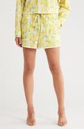 Avec Les Filles Lemon Pull-On Shorts
