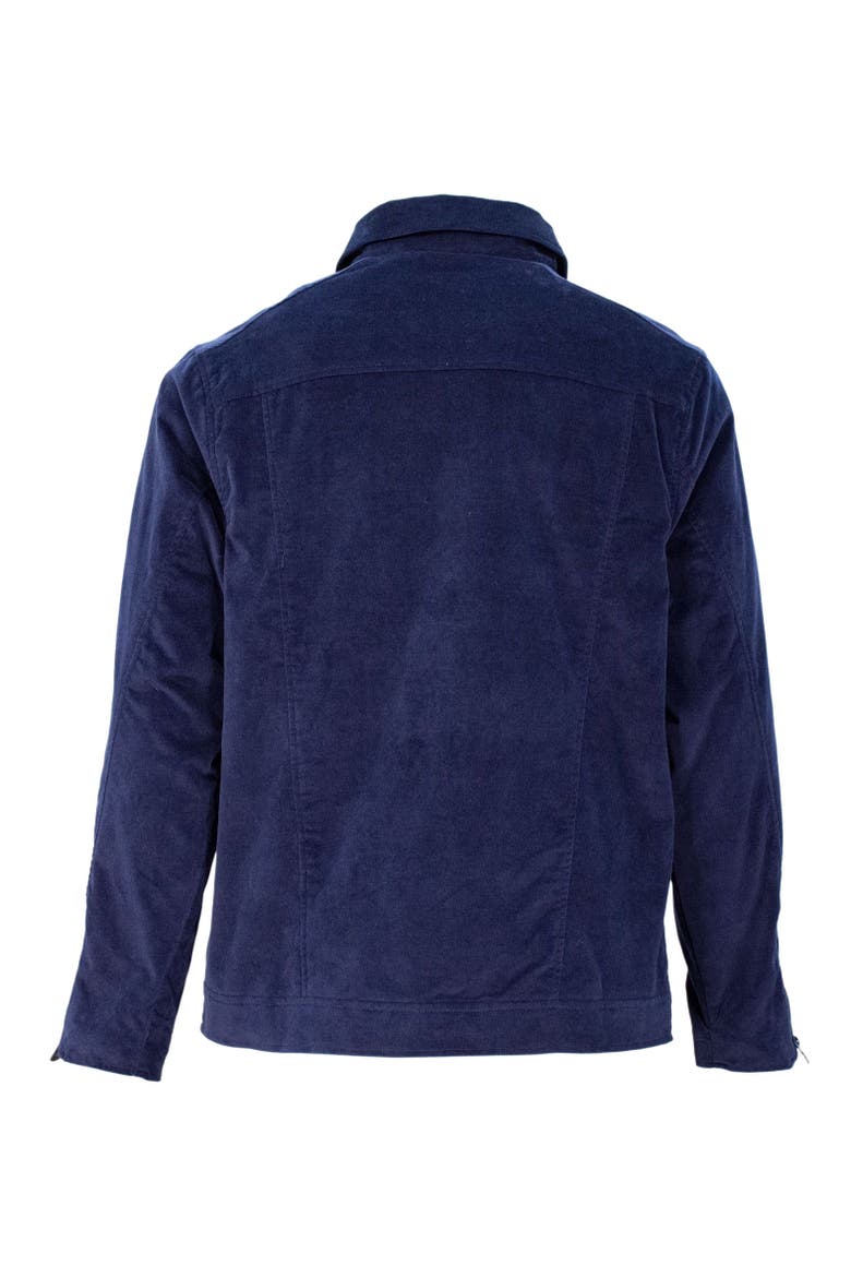 Rocky Velvet Biker Jacket, Alternate, color, Velvet Navy