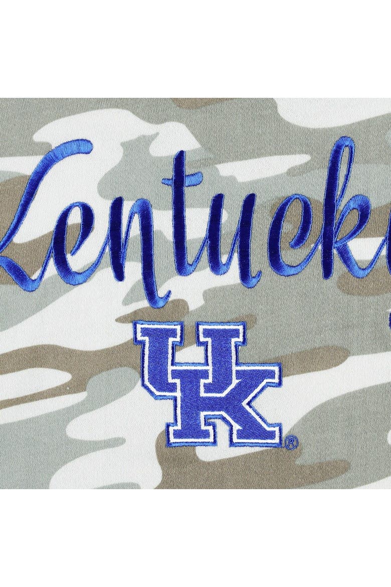 Women's Pressbox Camo Kentucky Wildcats San Pablo Pullover Hoodie, Alternate, color, Camo
