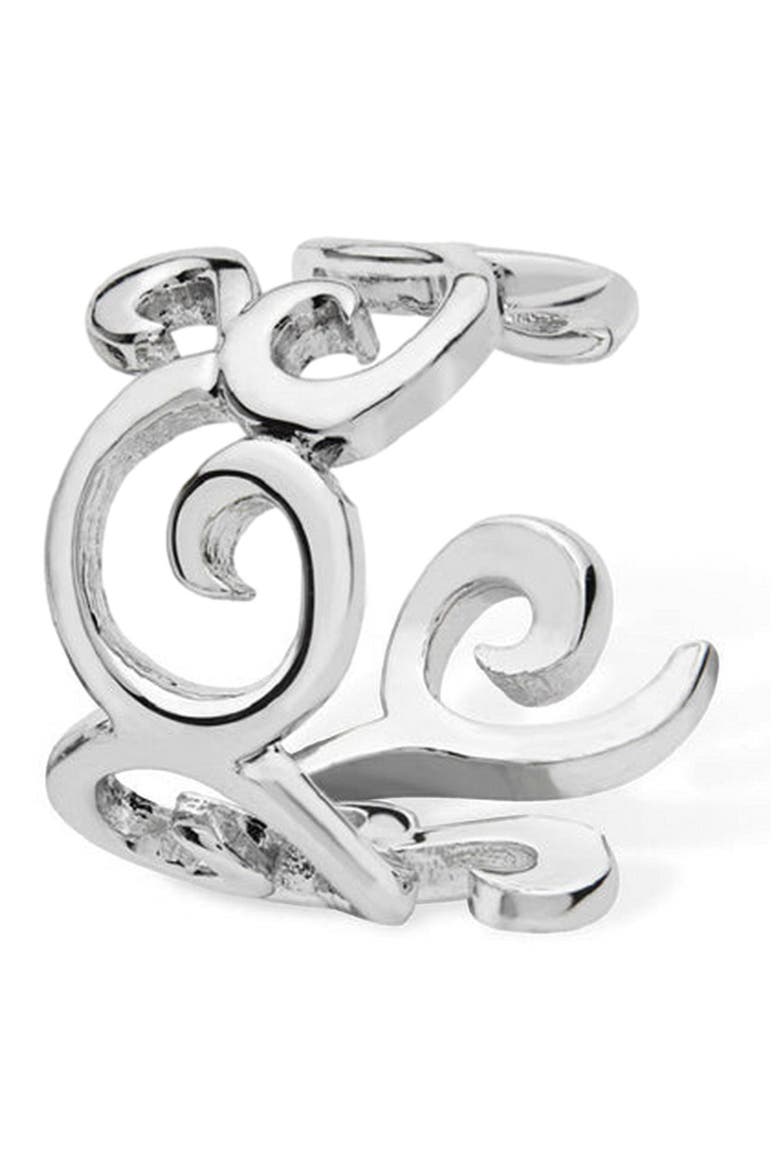 Elements Ear Cuff, Main, color, Sterling Silver