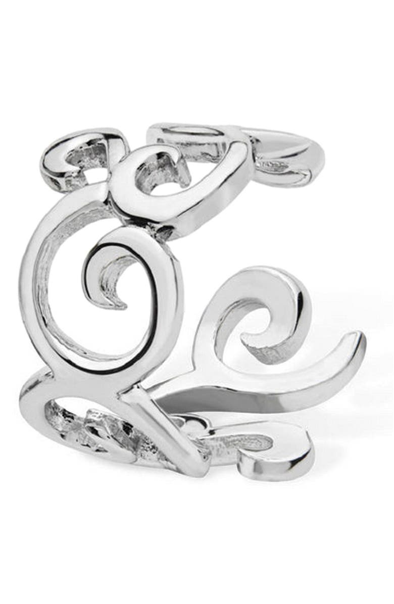 Lucy Quartermaine Elements Ear Cuff, Main, color, Sterling Silver