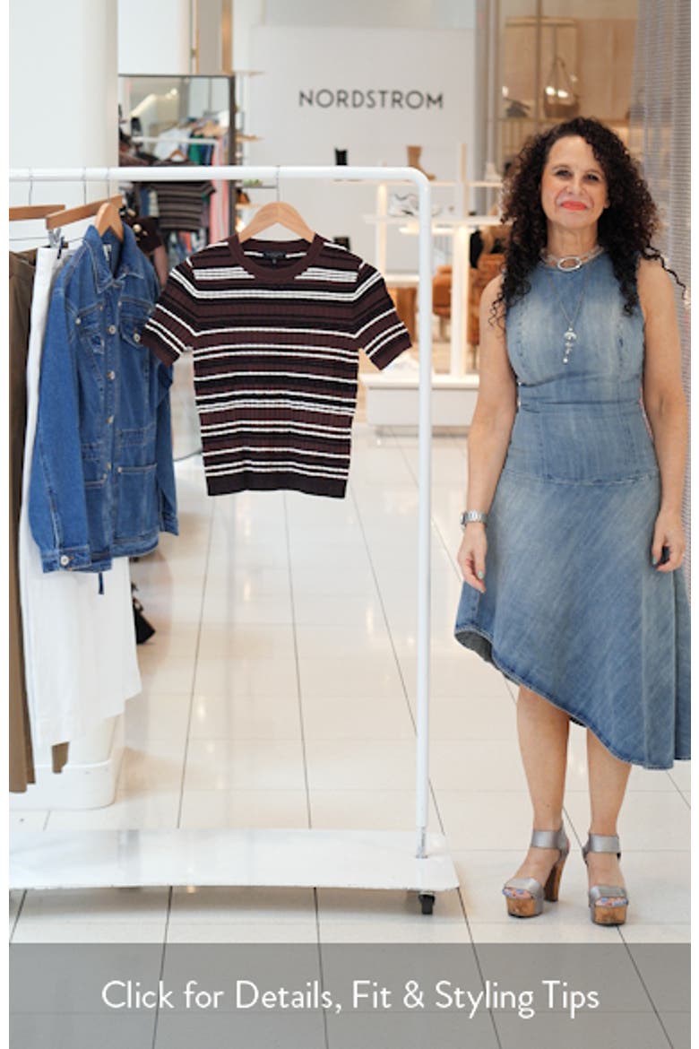 Karina Stripe Rib Sweater video