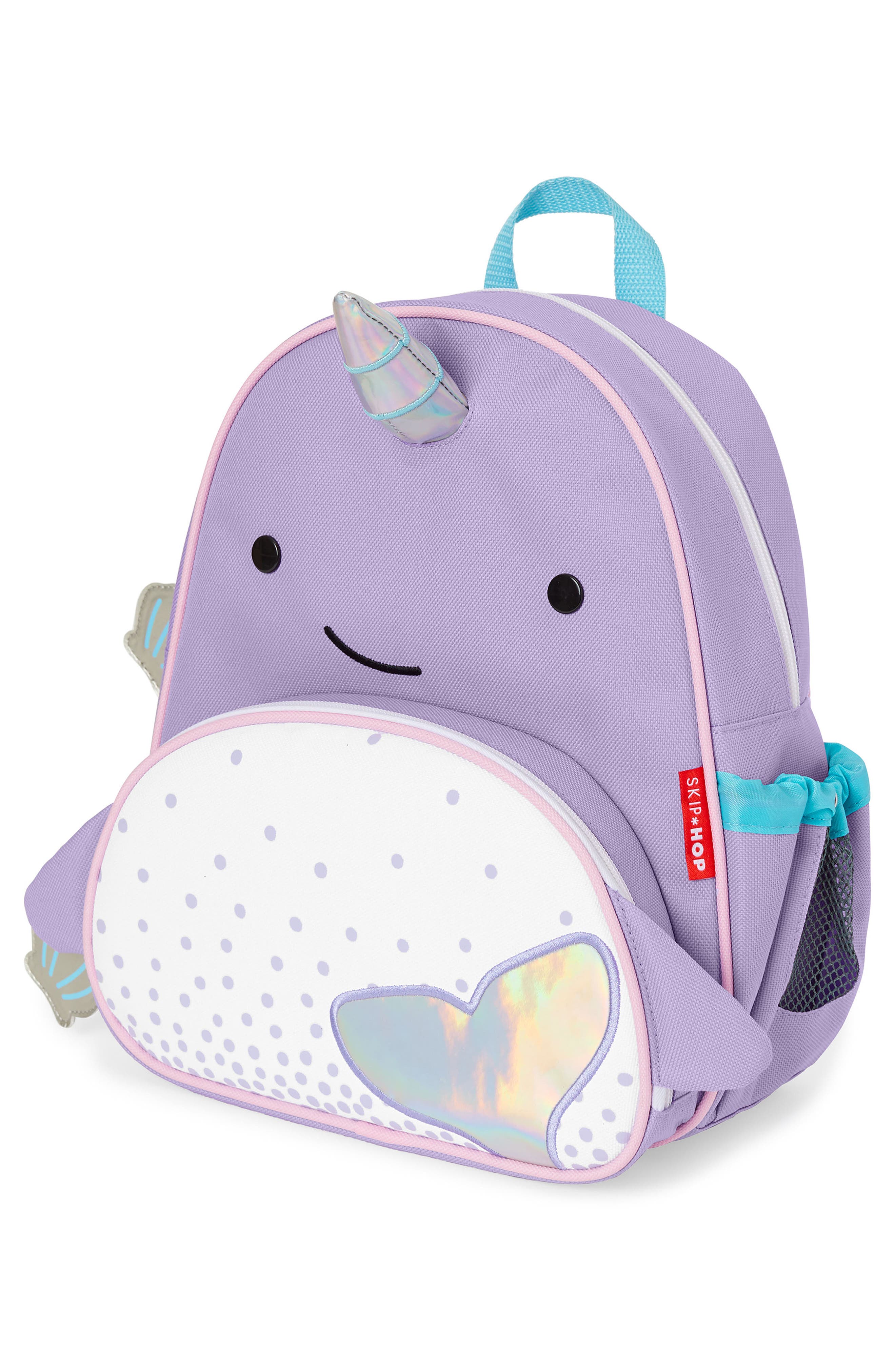 Skip Hop Zoo Narwhal Backpack, Alternate, color, 