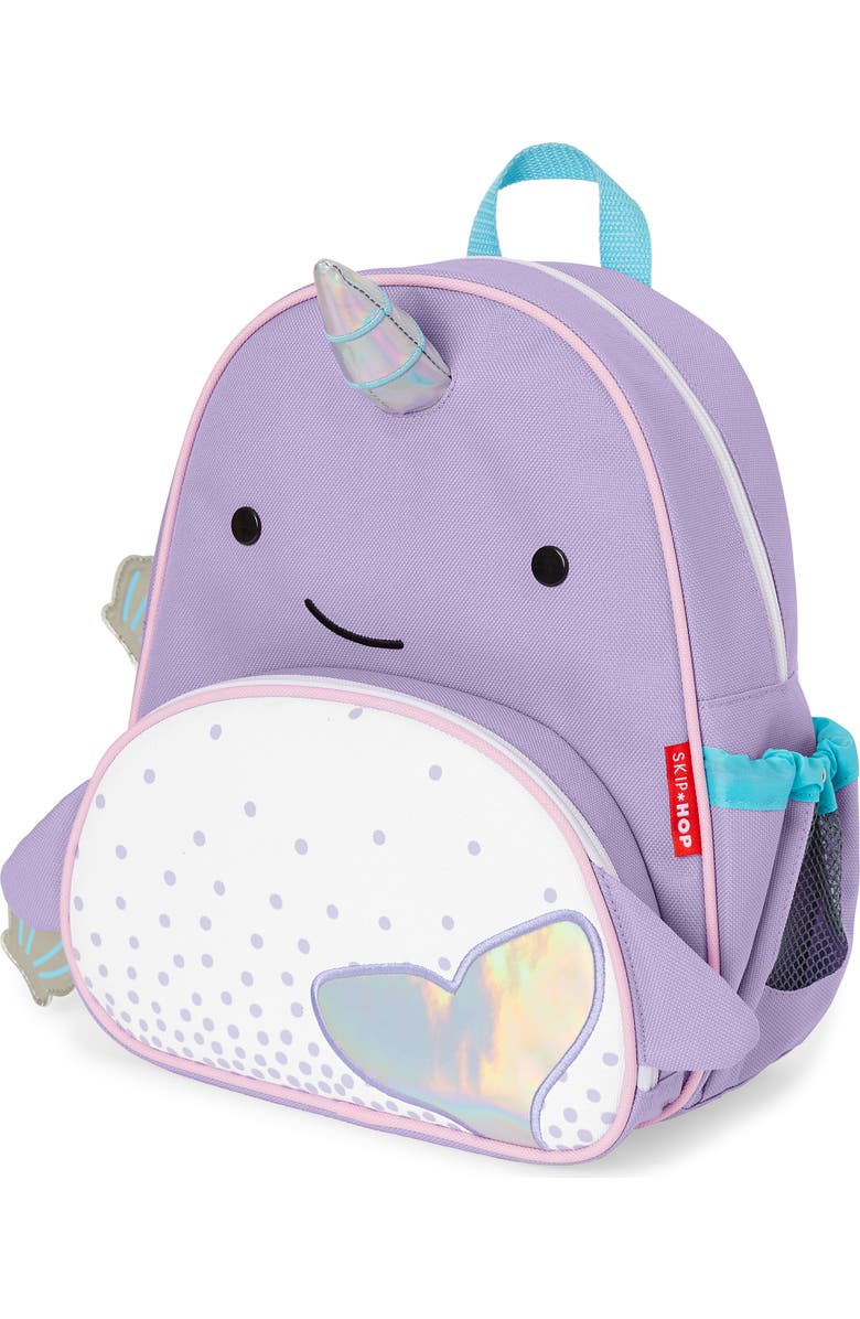 Skip Hop Zoo Narwhal Backpack, Alternate, color,
