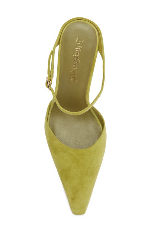 Jeffrey Campbell Maribelle Wedge Mule In Green