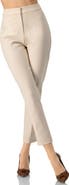 IVONNE Straight Cut Tailored Capri Trousers