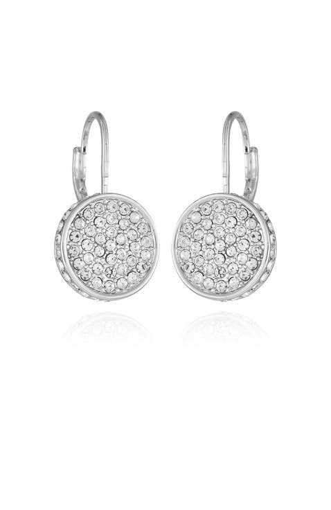 Pave Drop Earrings