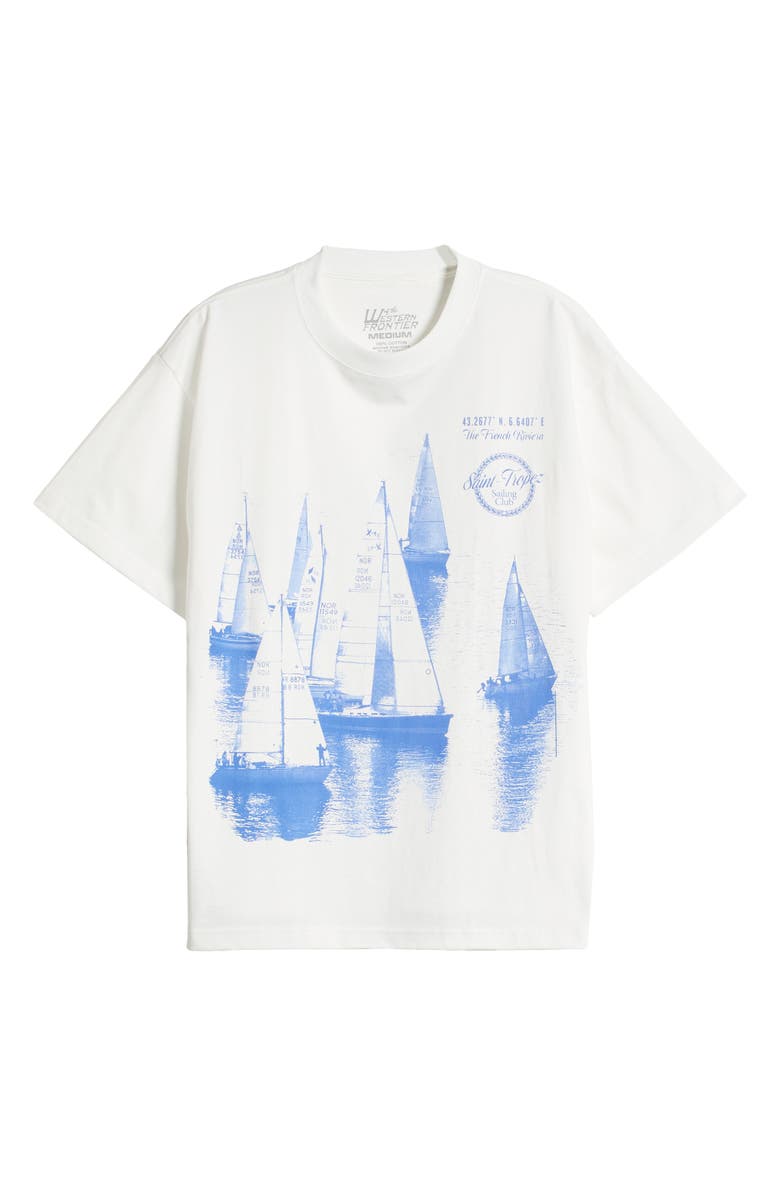 ID Supply Co Saint Tropez Sailing Club Cotton Graphic T-Shirt, Alternate, color, 