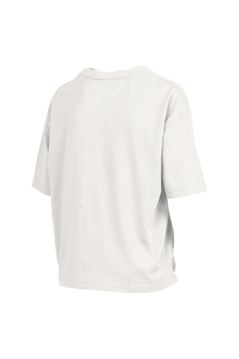 Women's Pressbox  White Arizona Wildcats Elena Oversized Slub T-Shirt, Alternate, color, White