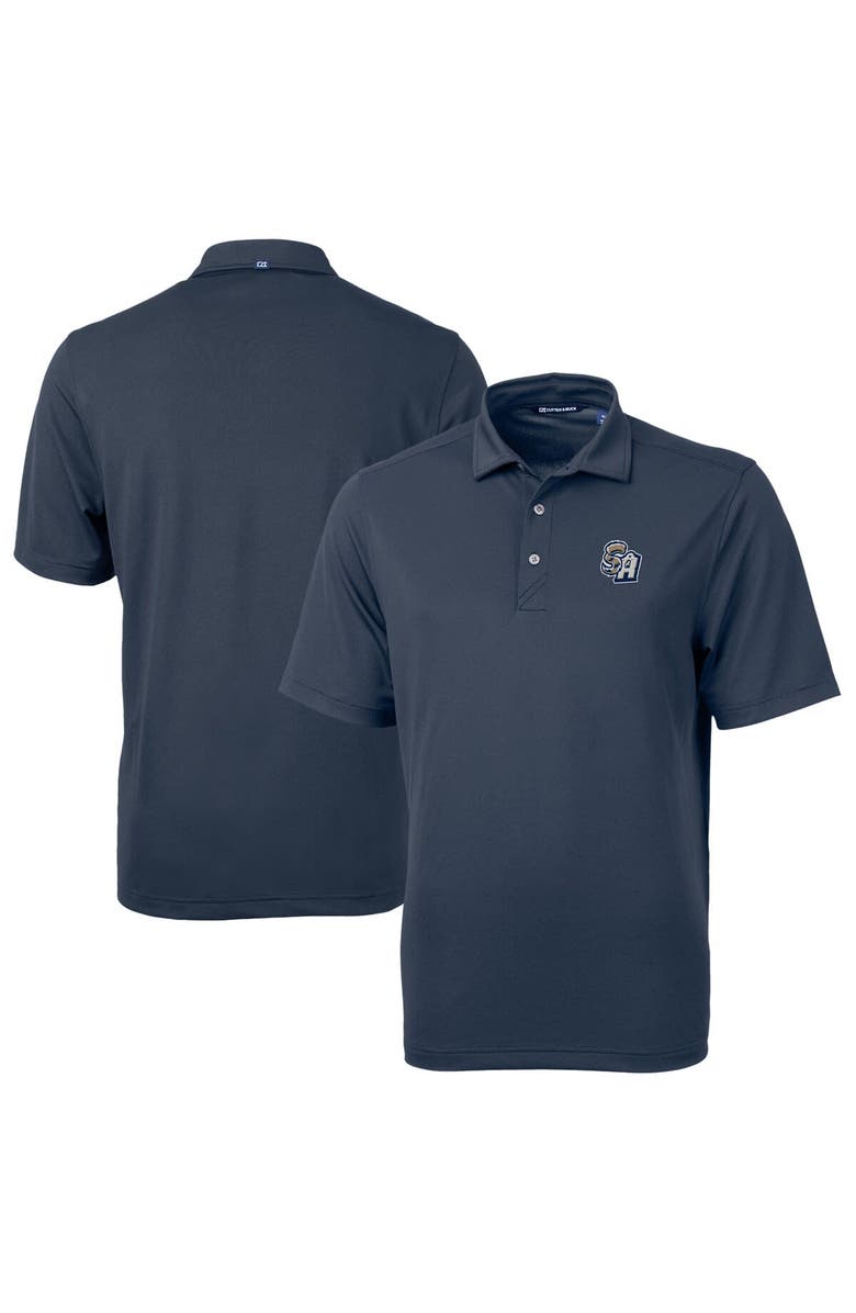 Cutter & Buck Men's Cutter & Buck Navy San Antonio Missions Virtue Eco Pique Recycled Polo, Main, color, Navy