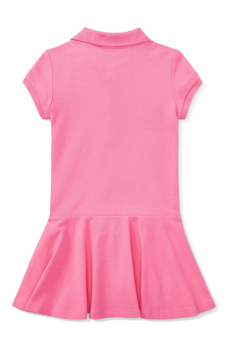 Kids' Stretch Cotton Polo Dress, Alternate, color, PINK