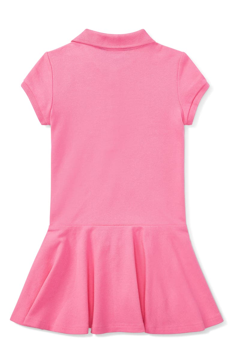 Polo Ralph Lauren Kids' Stretch Cotton Polo Dress, Alternate, color, Pink