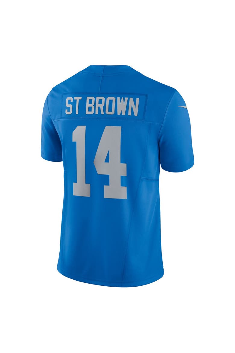 Men's Nike Amon-Ra St. Brown Blue Detroit Lions Vapor F.U.S.E. Alternate Limited Jersey, Alternate, color, Blue