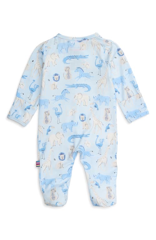 Magnetic Me Jungle Jazz Print Footie In Junjz