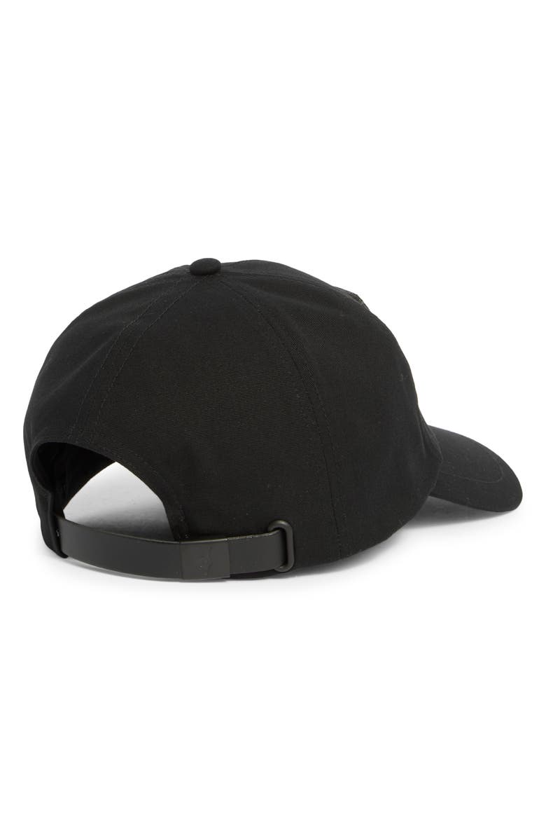 AllSaints Bellow Logo Baseball Cap, Alternate, color, Black