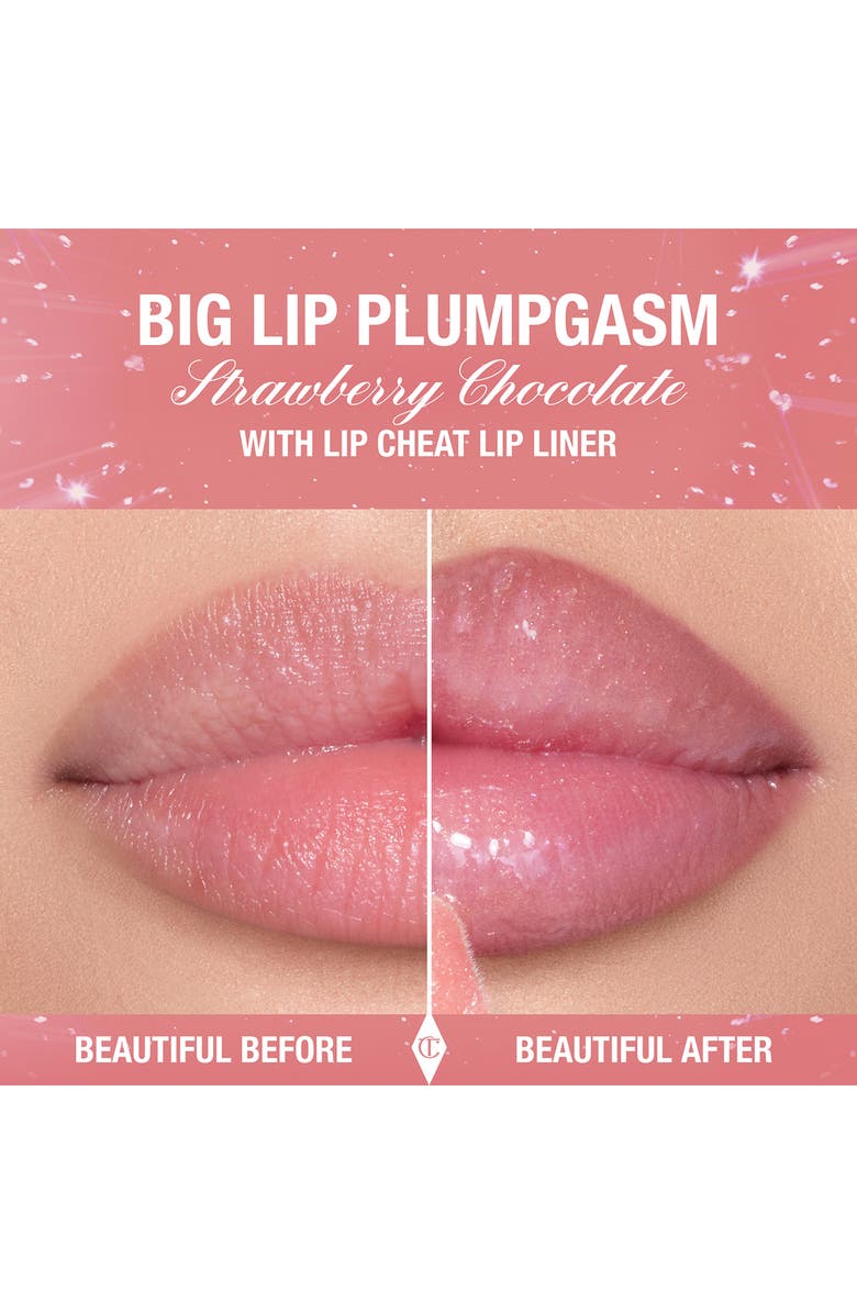 Charlotte Tilbury Strawberry Chocolate Big Lip Plumpgasm Lip Plumper, Alternate, color, Strawberry Chocolate