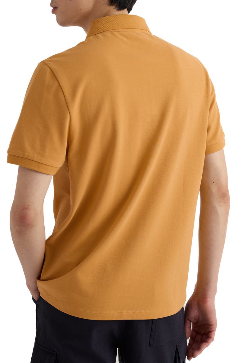 Balefire Organic Cotton Polo, Alternate, color, MUSTARD SEED