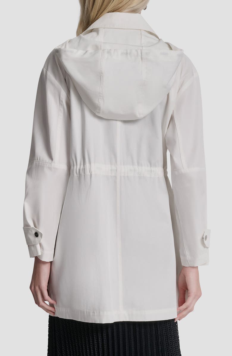 DKNY Fire Clasp Hooded Jacket, Alternate, color, 