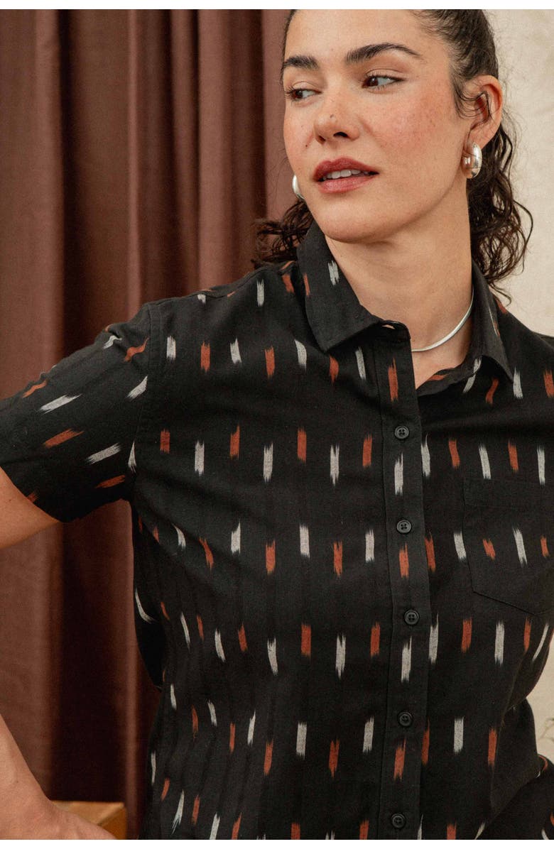 Bridge & Burn Lana Shirt, Alternate, color, Dotted Horizon