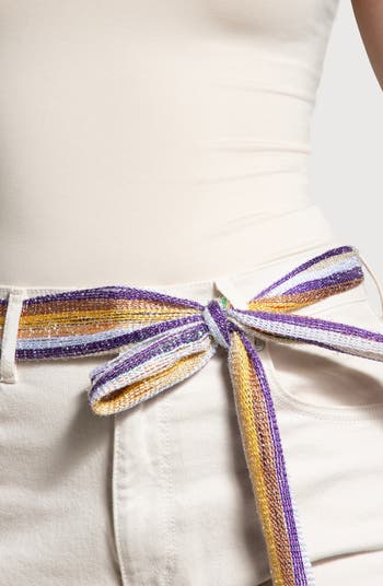 Stripe Shimmer Scarf