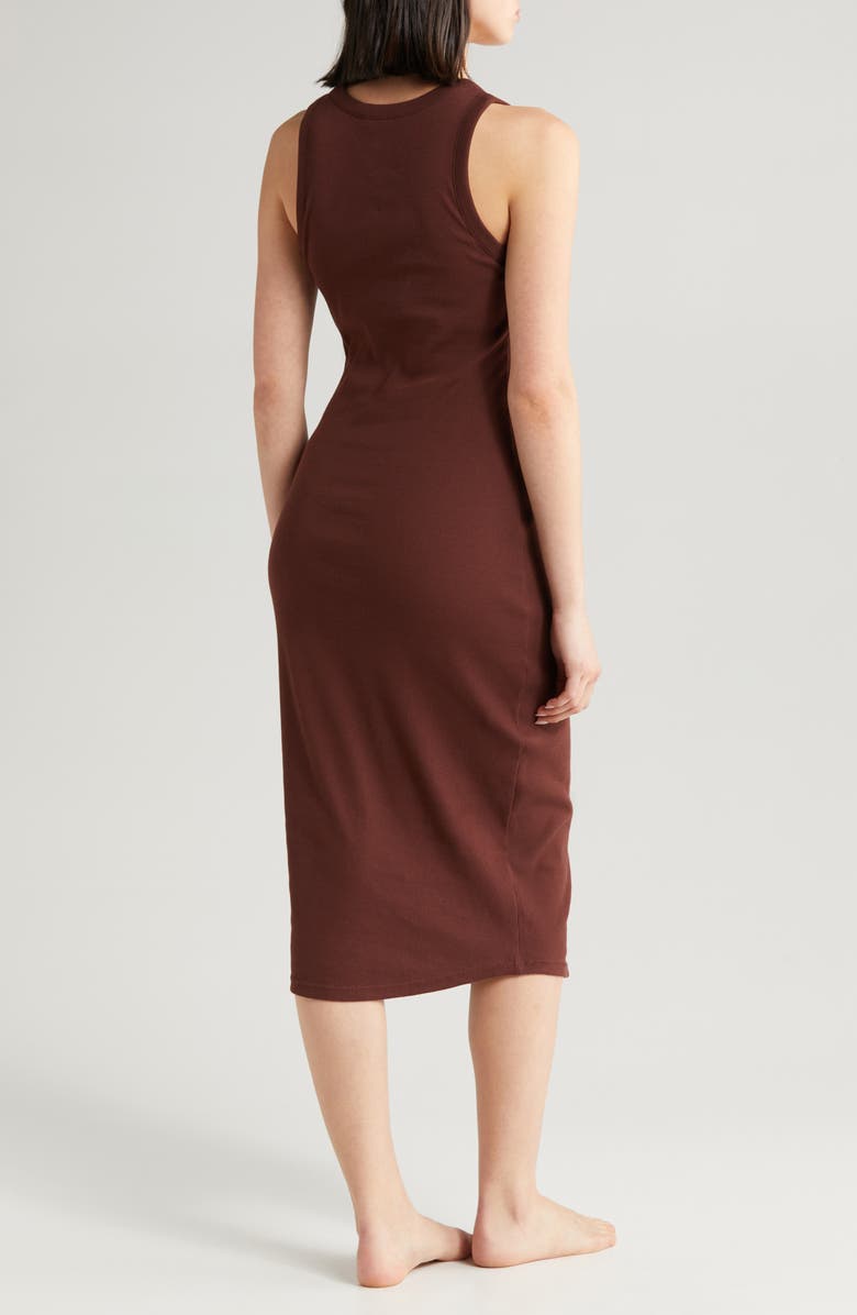 Papinelle Milla Rib Shelf Bra Nightgown, Alternate, color, 