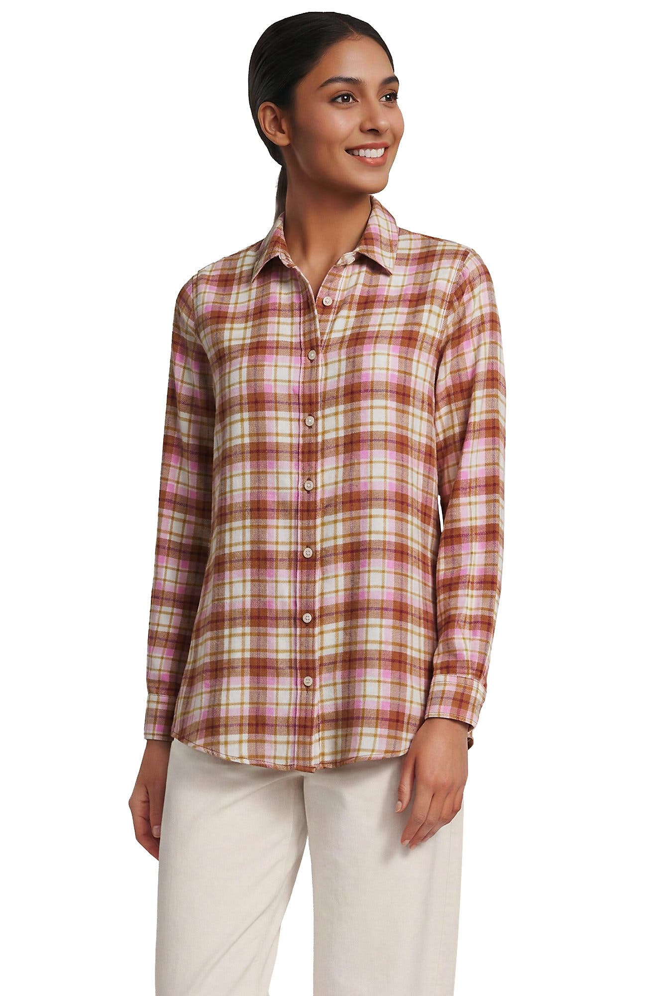 Rich Ginger/Aster Pink Plaid