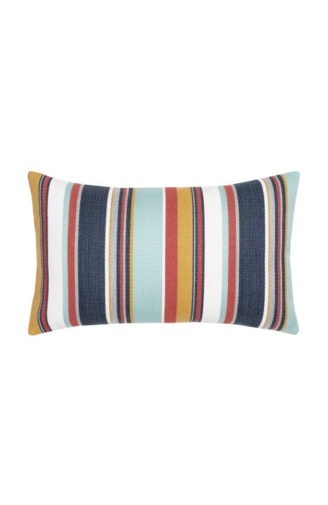Sicily Stripe Indoor & Outdoor Woven Accent Pillow