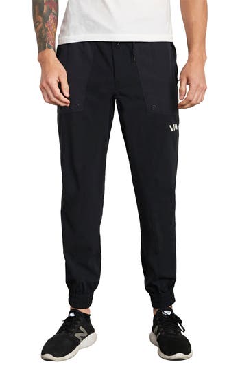 Rvca Yogger Ii Joggers In Blk-black