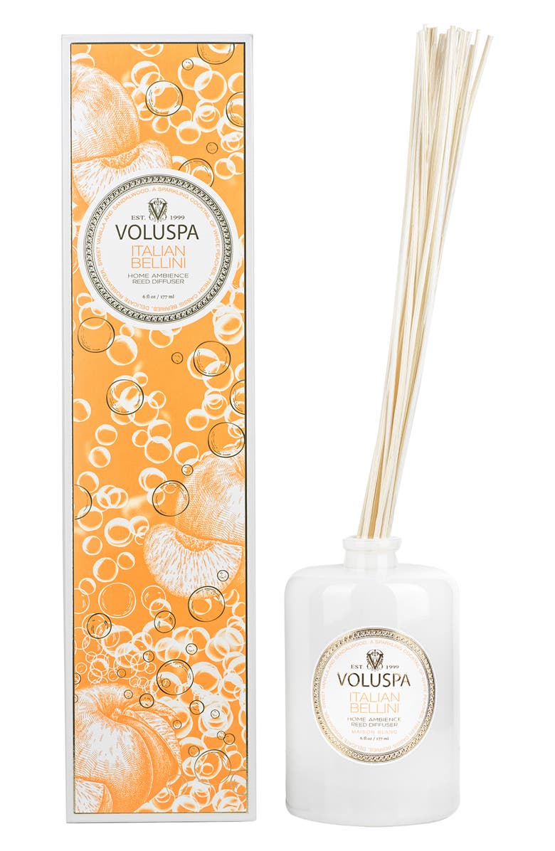 Voluspa Italian Bellini Reed Diffuser, Main, color, Italian Bellini