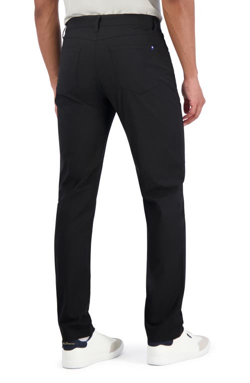 Ben Sherman Solid 4-way-stretch Tech Golf Pants In Black