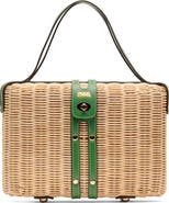 Frances Valentine The Holland Woven Wicker Satchel