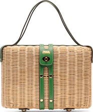Frances Valentine The Holland Woven Wicker Satchel