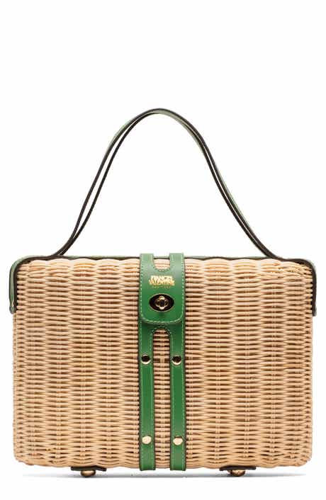 Frances Valentine The Holland Woven Wicker Satchel