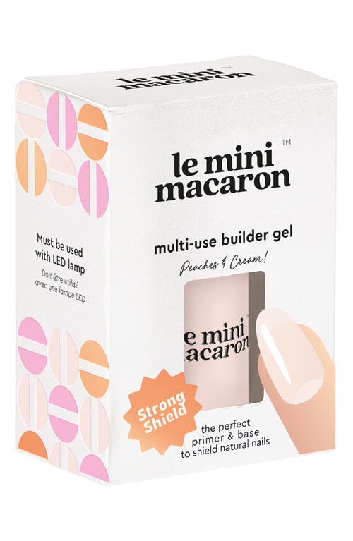 Le Mini Macaron Multi-use Builder Gel In Peaches And Cream