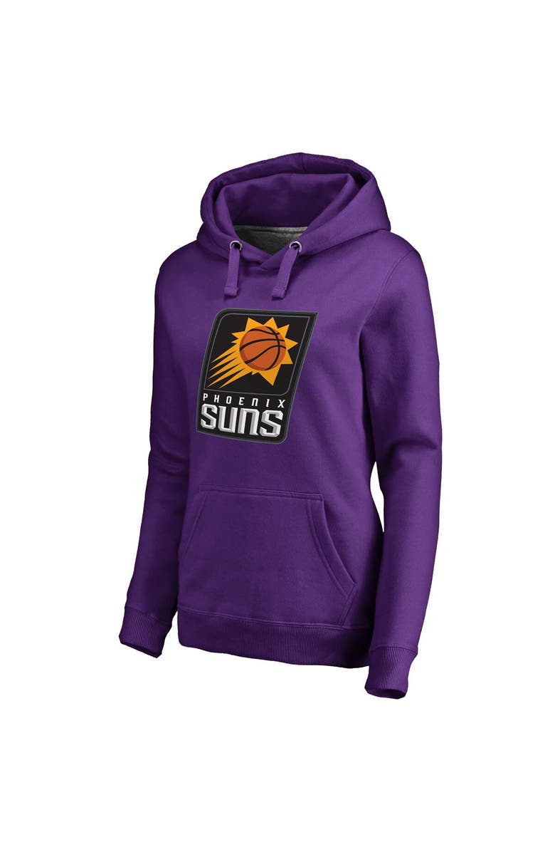 FANATICS Women's Fanatics Branded Devin Booker Purple Phoenix Suns Backer Name & Number Pullover Hoodie, Alternate, color,