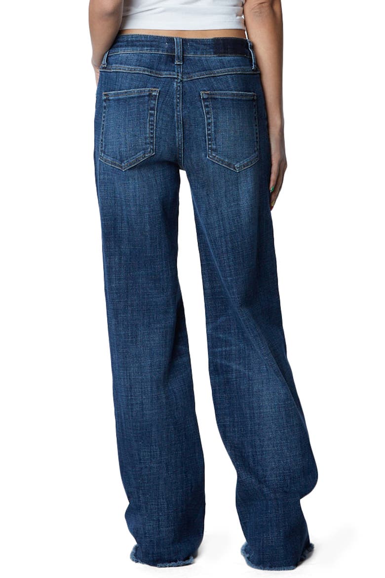 Mighty High Waist Wide Leg Jeans, Alternate, color, SWIFT BLUE DARK