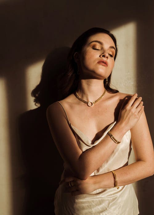 Zarux Circle Cuban Choker In Gold