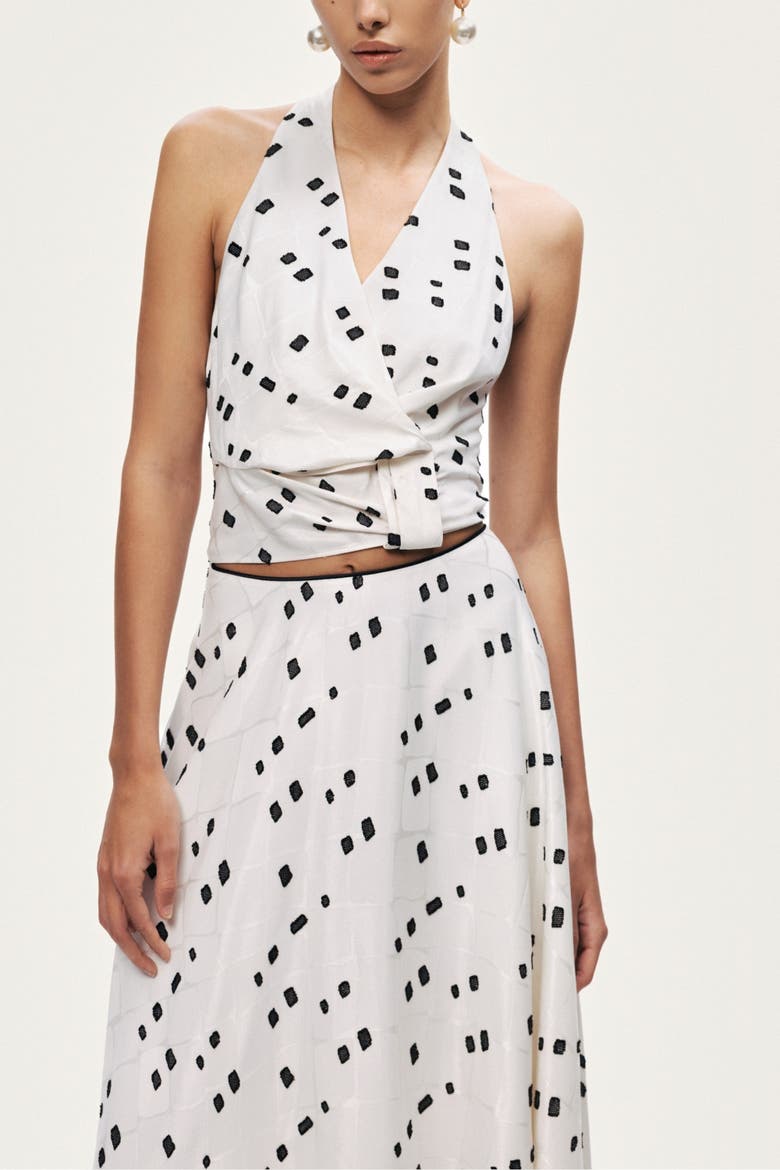 Printed Halter Blouse, Alternate, color, Multi-Colored
