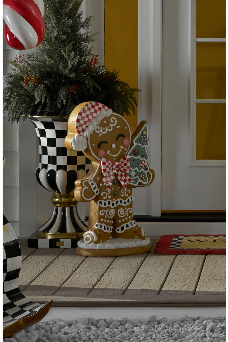 Gingerbread Trophy Boy, Alternate, color, BROWN