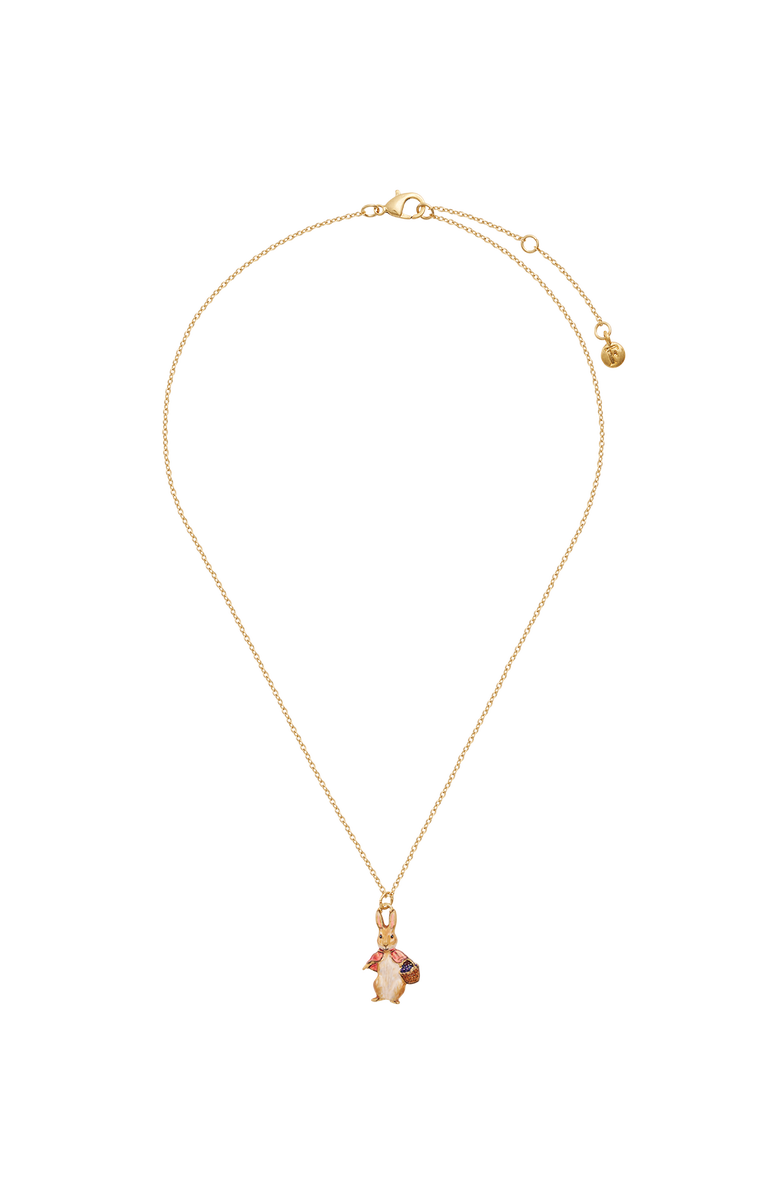 Fable England x Peter Rabbit Cotton-tail Necklace, Alternate, color, Gold