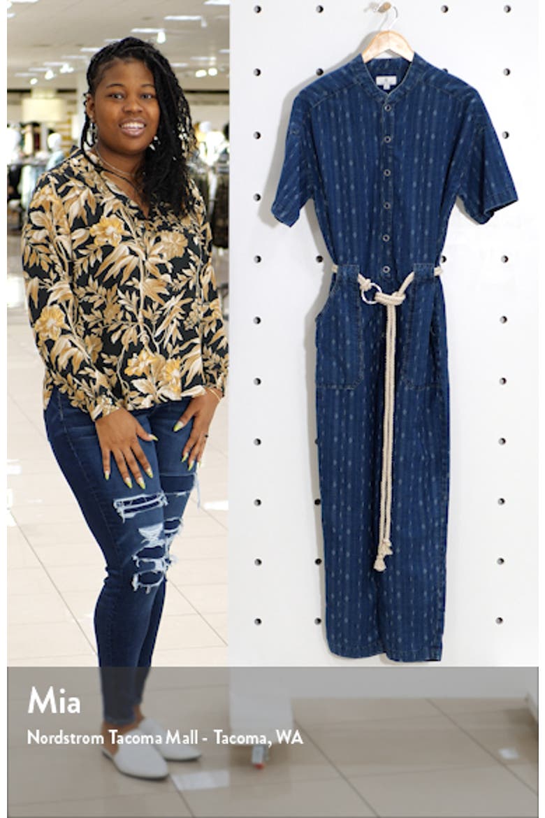 Emery Rope Belt Cotton Jumpsuit video