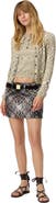 Missoni Mini Skirt In Jacquard Fabric