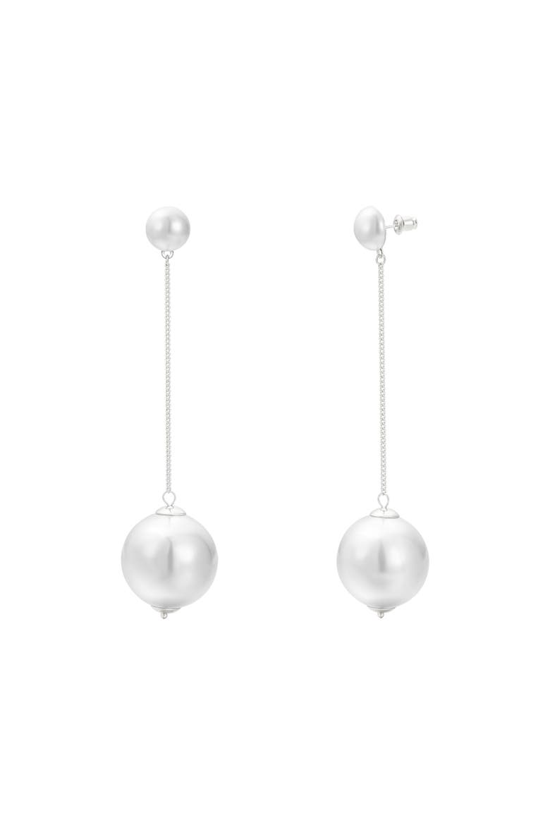 Ines Pearl Drop, Main, color, Silver