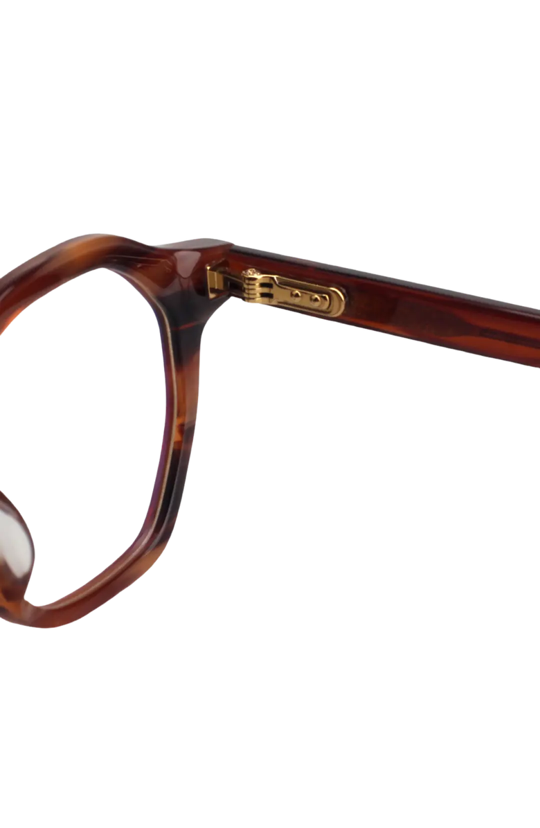 NCMPRBL Oakwood 46mm Geometric Eyeglasses, Alternate, color, Orange Sandalwood