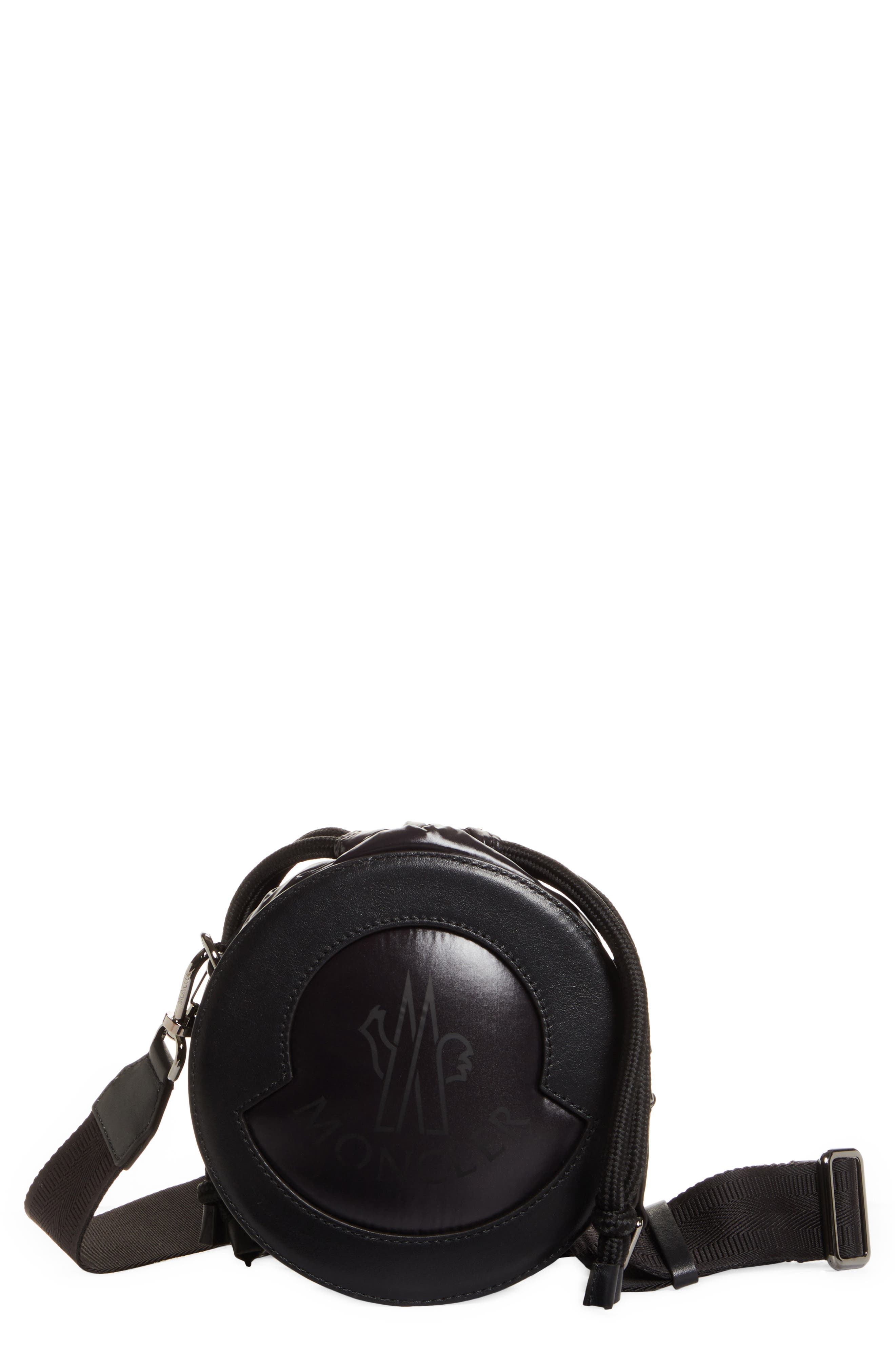 Moncler Groupie Circle Crossbody Bag, Main, color, 