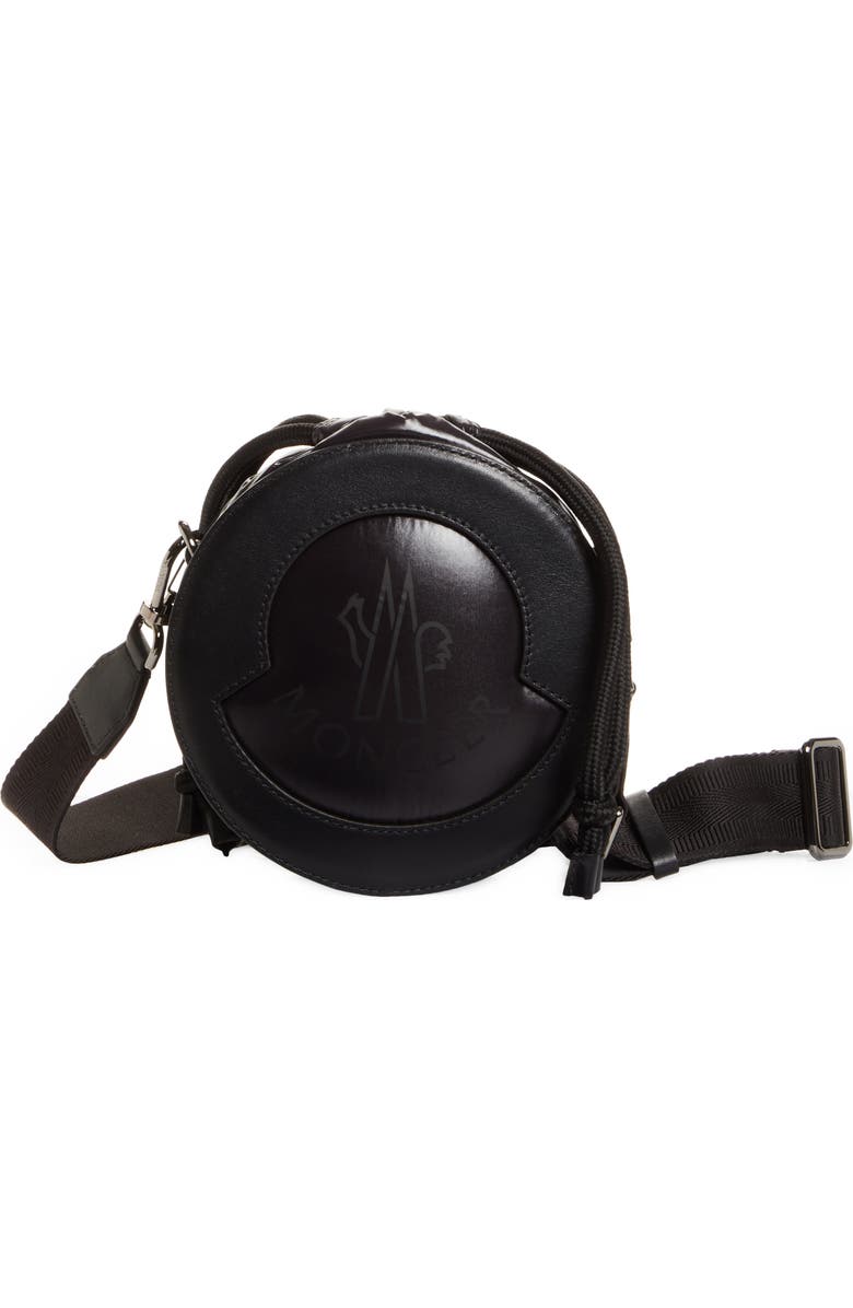 Moncler Groupie Circle Crossbody Bag, Main, color,