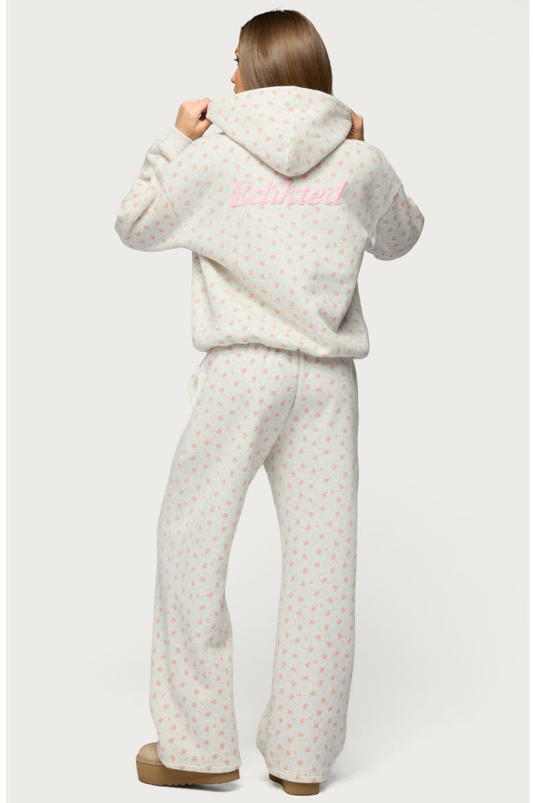 Flower Power Hoodie, Alternate, color, LIGHT-GRAY-MELANGE