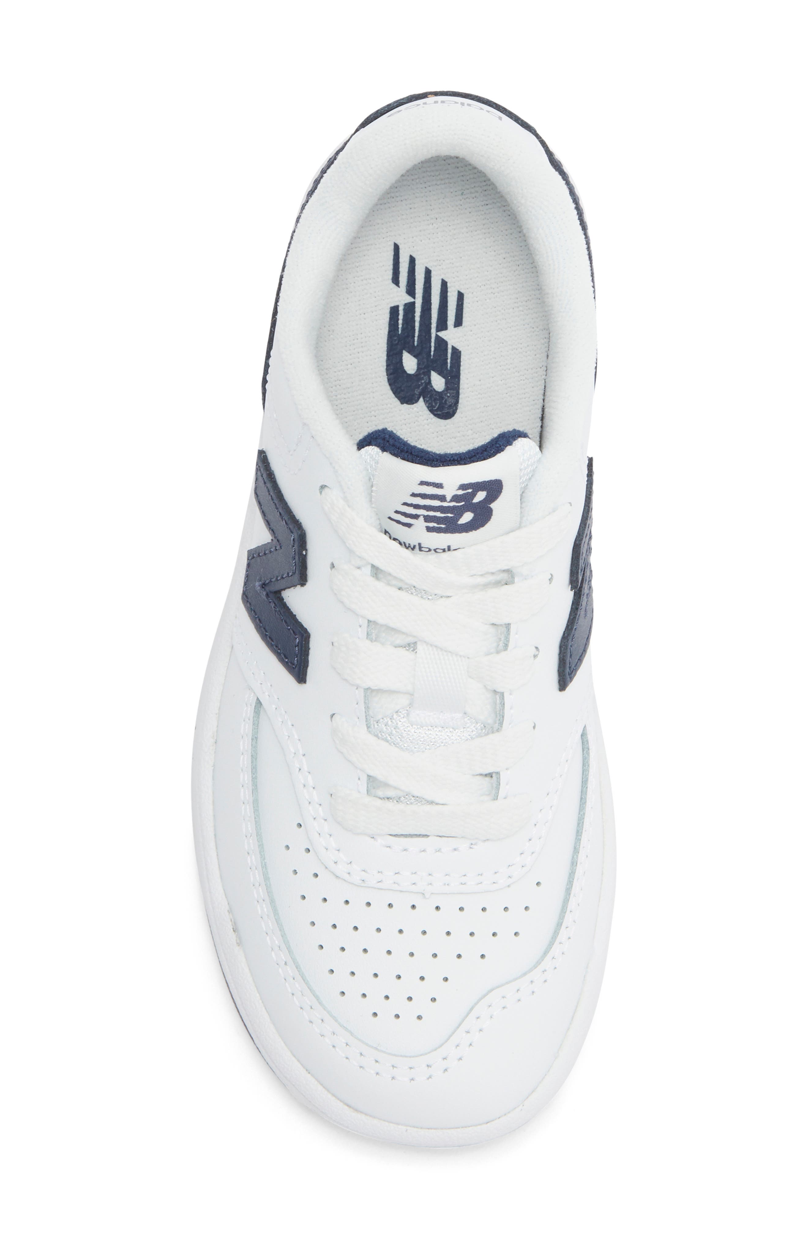 New Balance BB80 Basketball Sneaker, Alternate, color, Nb White/ Nb Navy