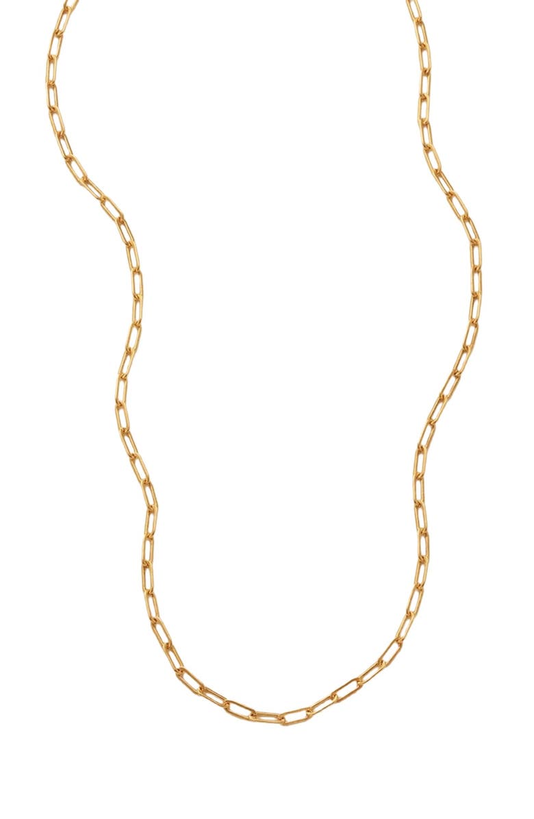MADE BY MARY Jude Chain Necklace, Main, color, Gold Filled